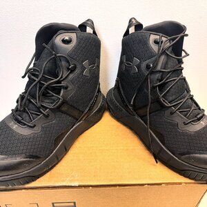 UNDER ARMOUR WOMENS BOOTS 6.5 BLACK TACTICAL UA W MICRO G VLASETZ 3023744-001